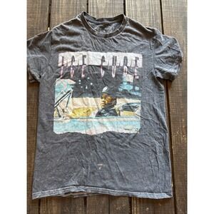 Ice Cube Graphic Tee Mens Small Charcoal Grey Acid Wash Hip Hop Rap T-Shirt